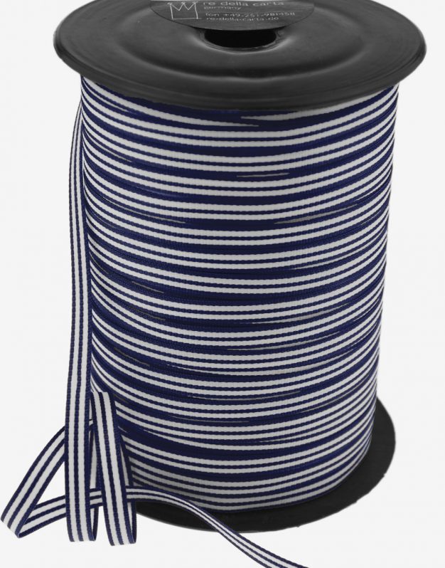 streifenband-gewebt-dunkelblau-weiss-schmal-hochwertig